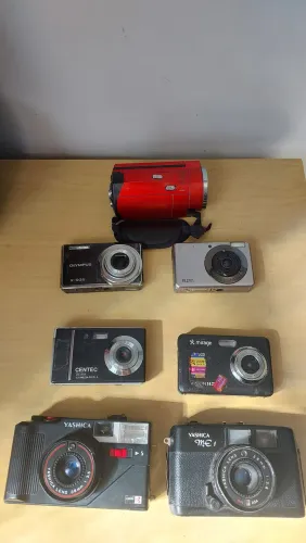 Lote Câmeras com detalhes