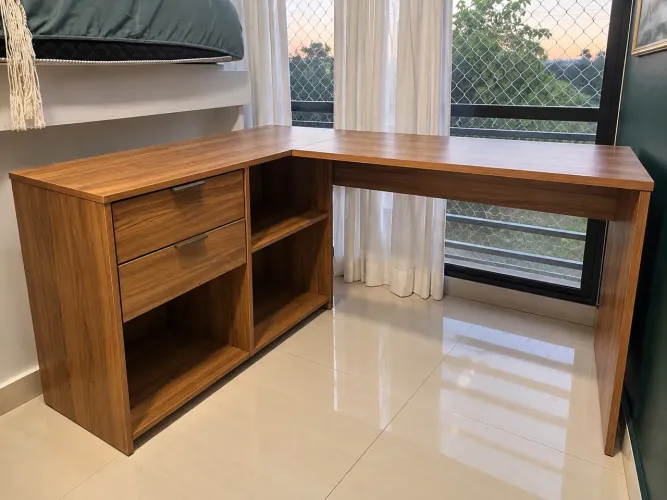Escrivaninha Office NT 2060 - Freijó