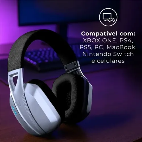 Headset Gamer Wireless Warrior Balder - PH703 LACRADO