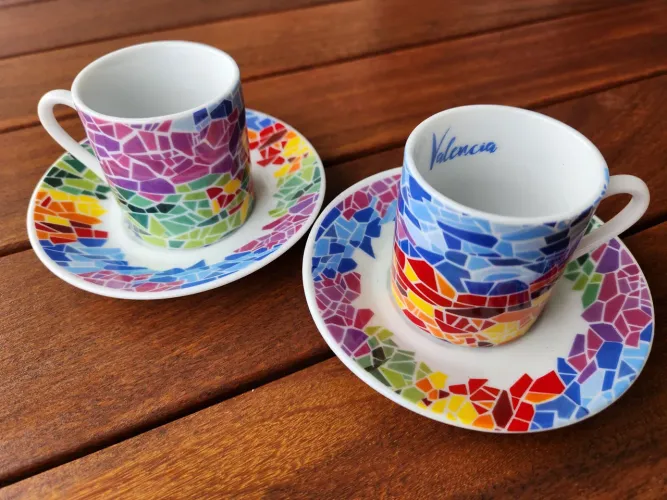 Jogo de xícaras de café