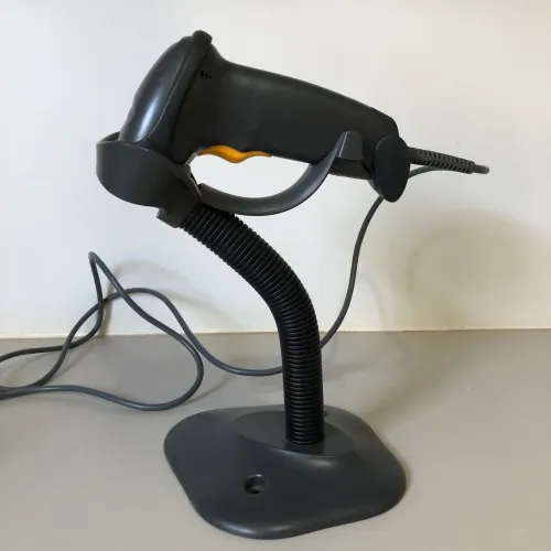 Leitor de código zebra LS2208 com suporte 