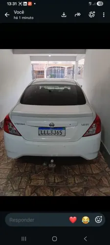 Nissan Versa SV 1.6 16V Flexstart 4P Aut. 2019