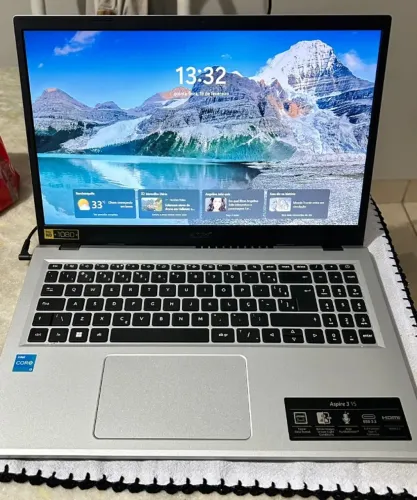Notebook Acer 3 Intel Core I3 - N305, 8G RAM, 256GB SSD, Windows 11 Home, Tela 15,6"