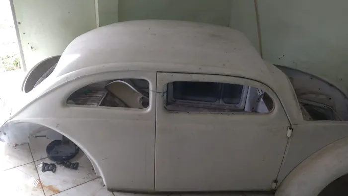 ? FUSCA PROJETO CHOPPED - CARROCERIA + CHASSI ?