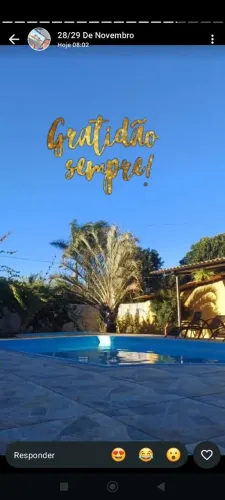 Chácara para festas e eventos.