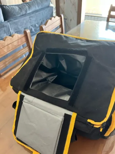 INSMEER Bolsa Térmica Grande Com Abertura Superior, lateral mais bolsos externos