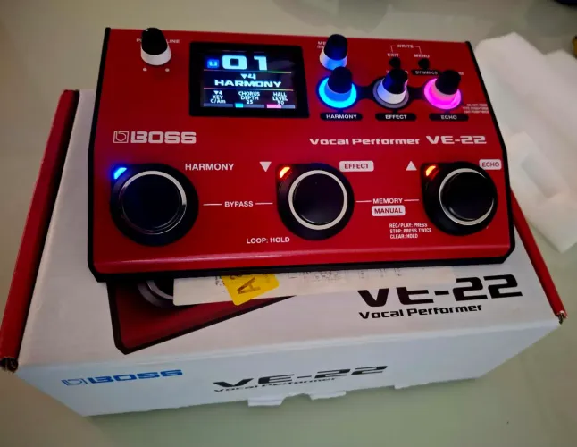 Pedaleira Vocal Boss VE-22
