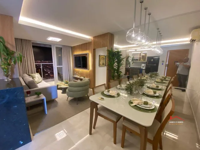 Apartamento 3/4 sendo 1 suíte com varanda + área gourmet na 706 Sul