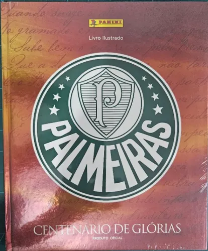 Álbum Palmeiras Centenário de Glórias - Capa Dura - Completo.