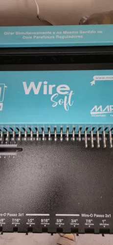 Encadernadora Wire Soft, seminova Ótima para personalizados