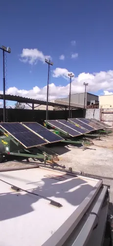 Venda torre de iluminação solar