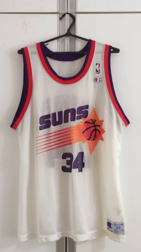 Camisa Regata Jersey Phoenix Suns #34 Charles Barkley NBA Champion Basquete Original