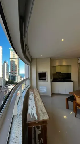 OPORTUNIDADE VISTA MAR SACADA COM CHURRASQ 3DORM, 2BWC, 2VG, MOBILIADO PRONTO PRA MORAR!!!