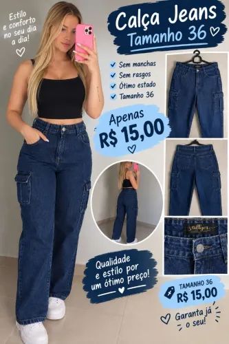 Calça jeans feminina