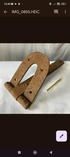 Dobradiça de ferro