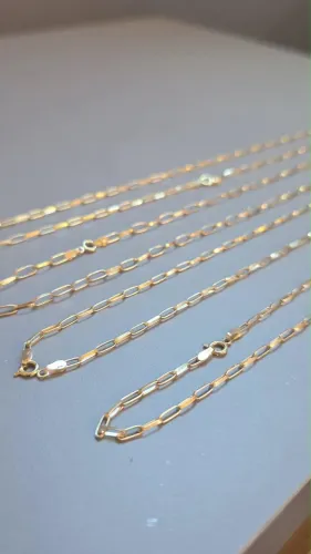 Cordão  em ouro 18k ocado 3 gramas 