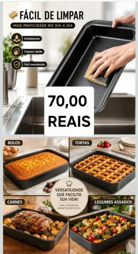 Forma de pao e assadeira anti aderente, novas
