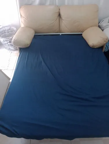 Sofá cama com colchão