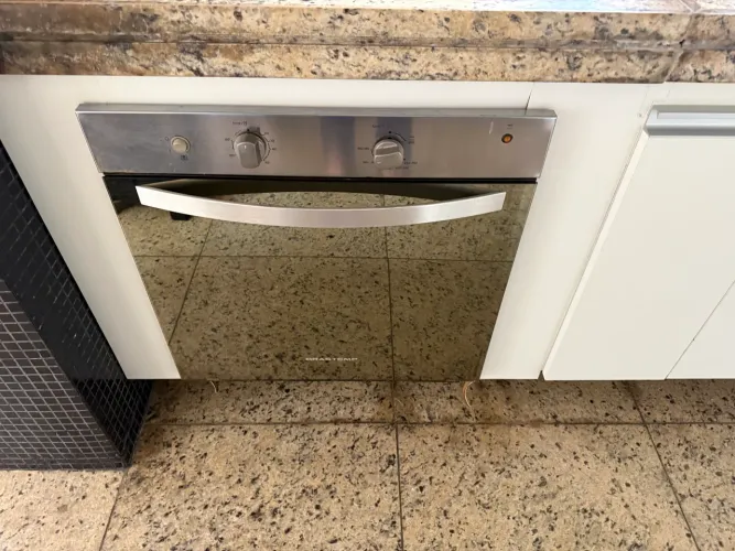 Forno a gás Brastemp Inox espelhado