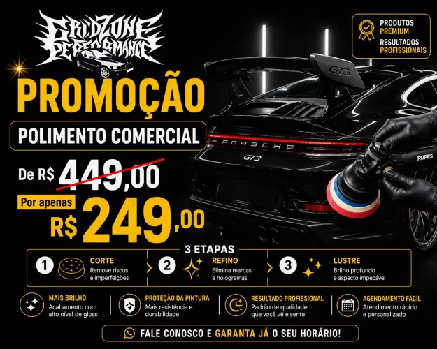 Polimento automotivo (PROMOÇÃO)
