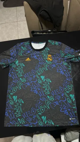 Camisa real Madrid Pré jogo original XL