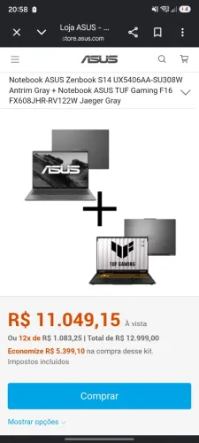 Notebook para trabalho e notebook gamer ler descrição!
