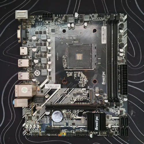 Placa Mãe B450MH Brazil PC - AM4 - BIOS Atualizada Ryzen 5000 (Negociável)
