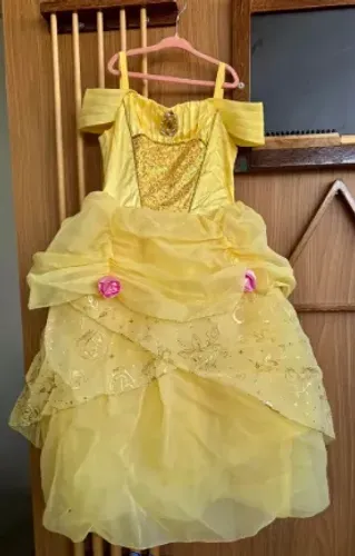 Vestido Bela da Bela e a Fera - Disney Original
