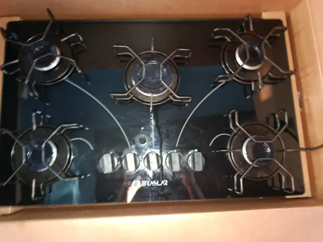 Fogão Cooktop 5 bocas