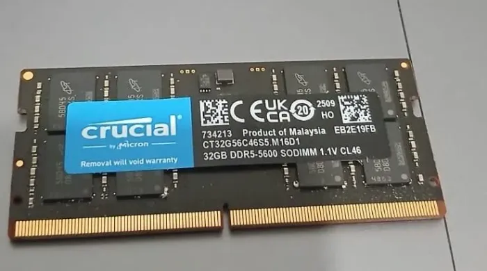 Memória RAM 32gb ddr5 notebook