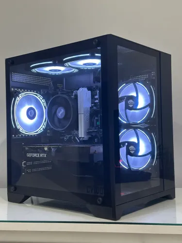 PC Gamer NOVO RTX 3060 12GB Ryzen 5 5500 B450 16GB 3200MHZ SSD 512GB - HagelTech