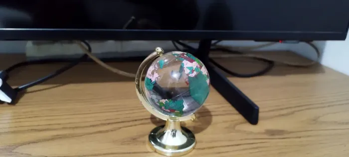 Globo de Vidro Decorativo Mapa mundi