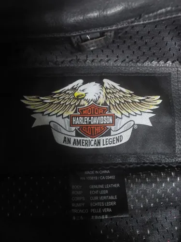 Jaqueta de couro Harley Davidson 