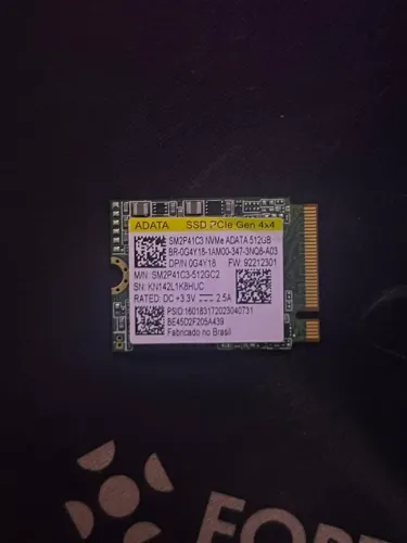 SSD Nvme Adata 512gb PCie Gen3x4 M.2 2280