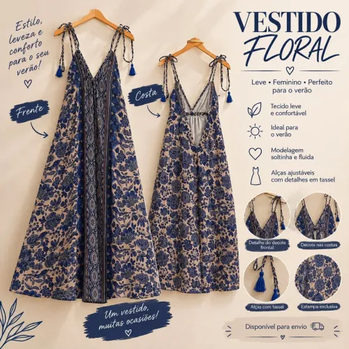Vestido indiano TAM(M/G)