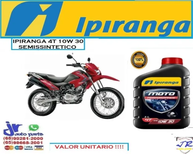 Oleo Ipiranga Moto 4T 10W30 Bros 2012