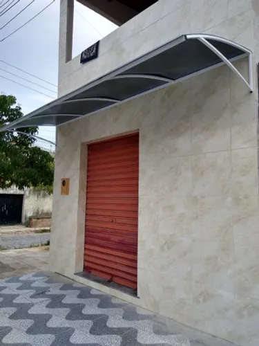 Toldo Fixo em policarbonato 