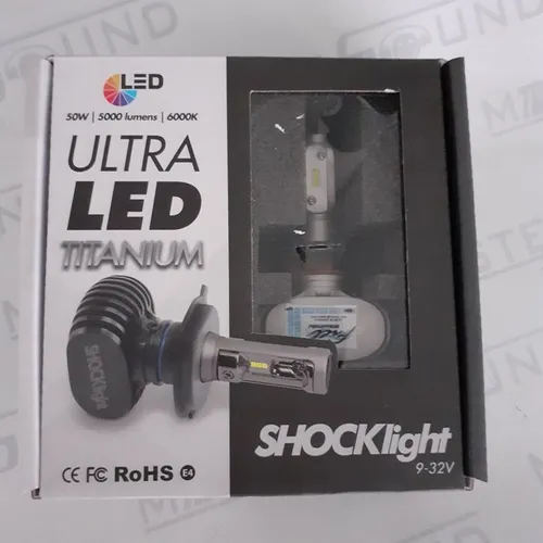 Kit ultra Led H7. Schocklight. Garantia. Nova. Instalada.
