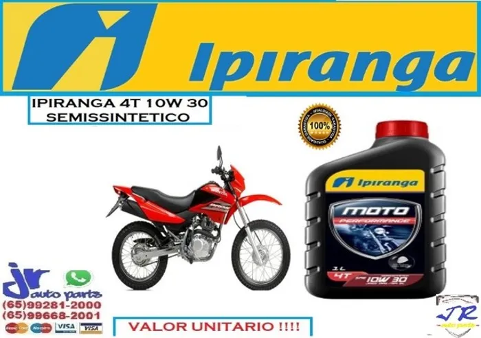 Oleo Ipiranga Moto 4T 10W30 Bros 2003