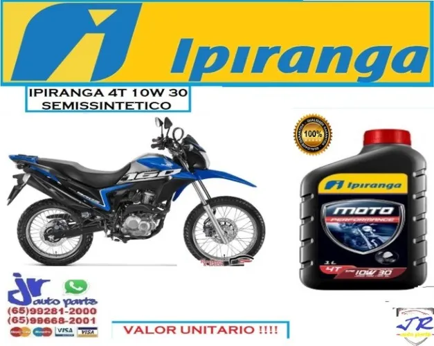 Oleo Ipiranga Moto 4T 10W30 Bros 2020