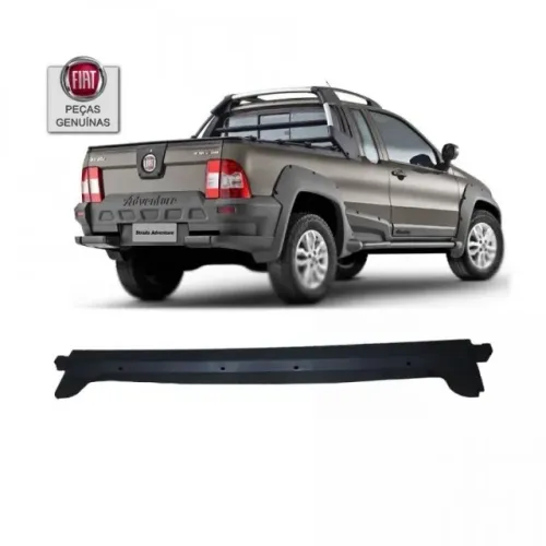Protetor de Borda Traseiro Fiat Strada 2020/ - Cabine Simples
