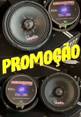 Par Alto falante Snake 6 280w