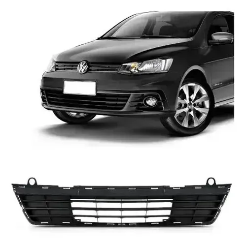 Grade Parachoque Volkswagen Gol G7 2017 / 2018 - Central Preto - Fipparts