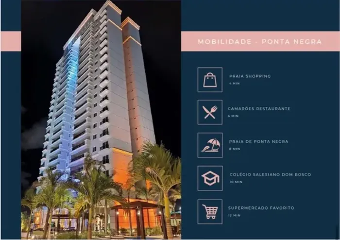 Ultimas Unidades Direto com a construtora - Terramaris Torre Coral com 3 quartos e Varanda