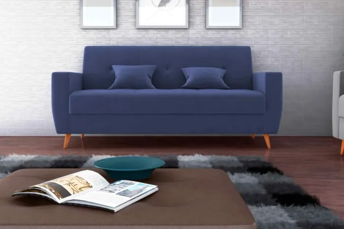 Sofá Cama Casal com Baú e Molas Espirais r653