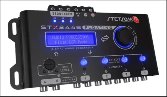 Processador de audio digital stetsom STX2448 Floating Novo 1 ano de garantia