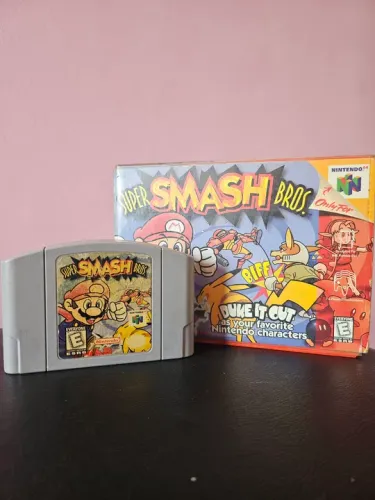 Jogo Super Smash Bros Original Nintendo 64
