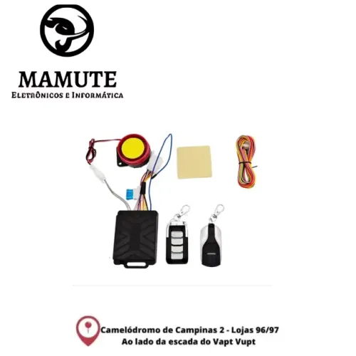 Alarme Anti - Furto Para Moto Tomate Mlb-012