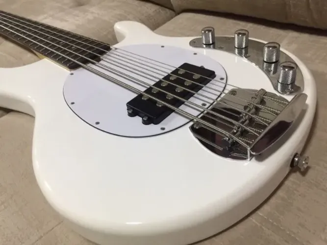 Contrabaixo 5 Cordas Tagima Classic Serie SpecialTbm5 Ativo - White-Novo