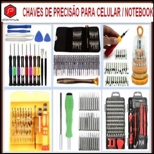 Kit de Chaves de Precisão para Abrir Celular Games Computadores Notebooks Eletrônicos z587